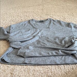 Gray Crew Neck Sweatshirt - Classic Women's Crew